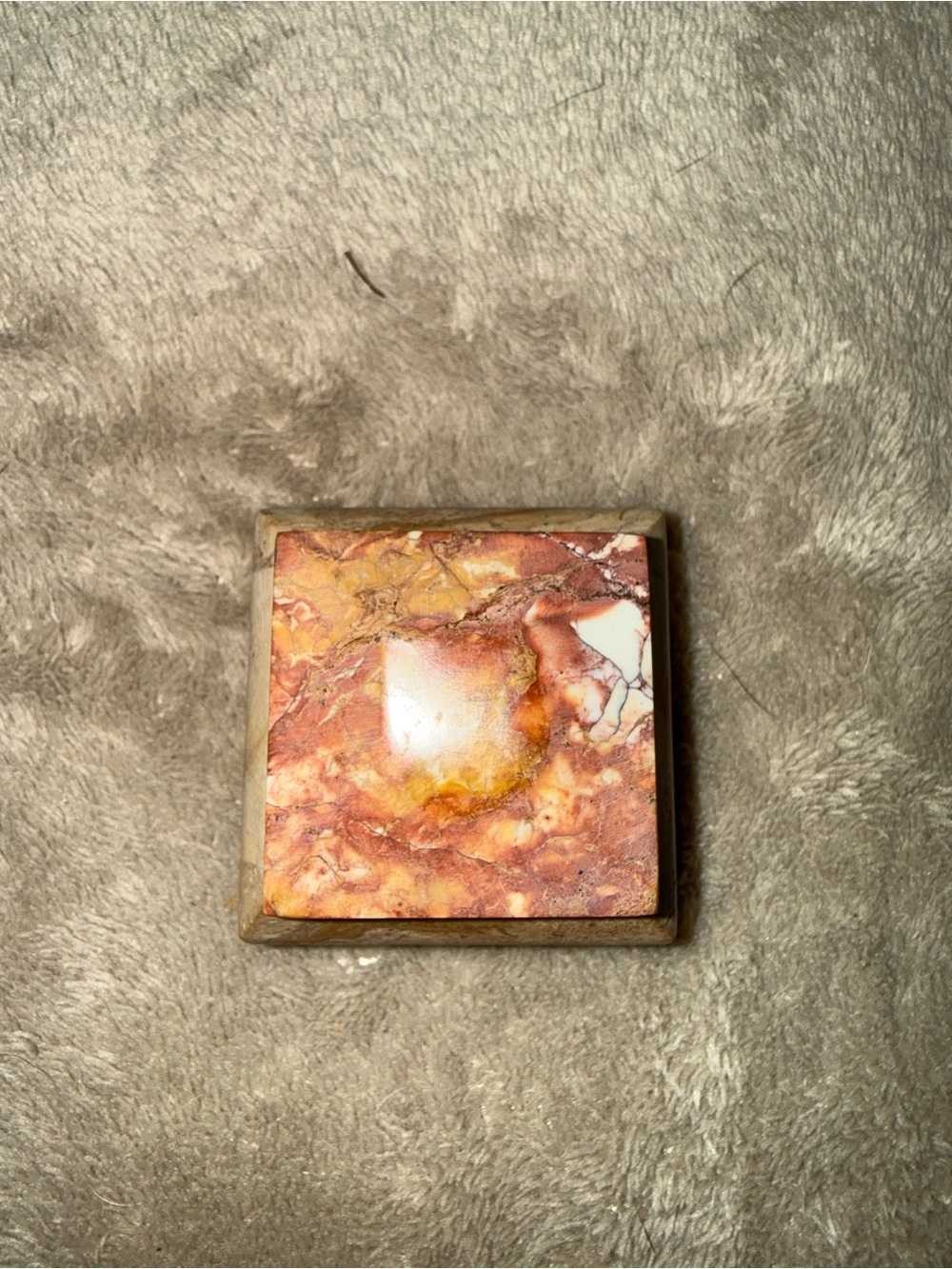 NWT Small Stone Jewellery Box/Trinket Holder